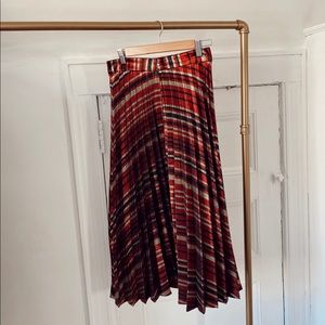 Festive pleated skirt